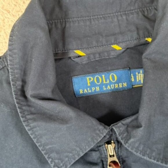 Polo Ralph Lauren Mens Cotton Bi-Swing Jacket Size Large Full Zip Comfy Classic - Picture 4 of 9